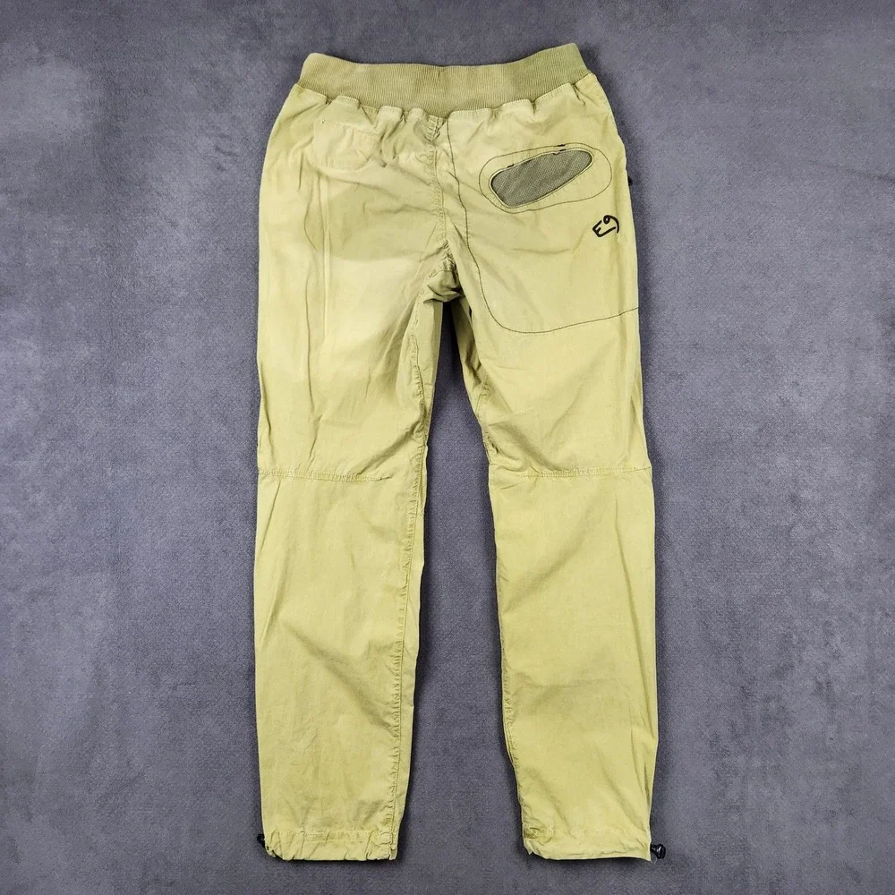 E9 Rondo Slim Climbing Pants Mens Large Avocado Green Made in Italy S19-UTR007
